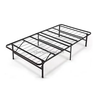 Modern Design Storage Metal Bed Frame Hotel-Style Foldable Extra Bed with Storage Space