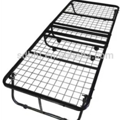 Convenient and Durable Modern Metal Foldable Rollaway Extra Single Bed for Hotel Rooms
