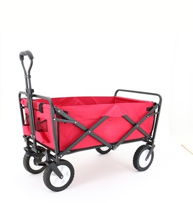Shopping Made Easy Heavy Duty Steel Trolleys with All-terrain Wheels and Four-wheel Design