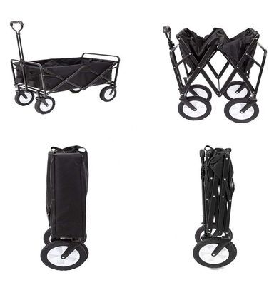 Shopping Made Easy Heavy Duty Steel Trolleys with All-terrain Wheels and Four-wheel Design