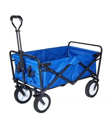 Shopping Made Easy Heavy Duty Steel Trolleys with All-terrain Wheels and Four-wheel Design