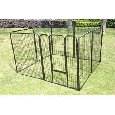 Portable Metal Folding Dog Kennels and Run Fence Panels Perfect for Outdoor Furniture