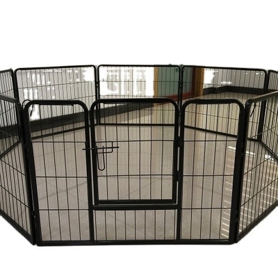 Portable Metal Folding Dog Kennels and Run Fence Panels Perfect for Outdoor Furniture