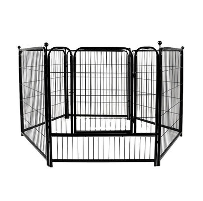 Portable Metal Folding Dog Kennels and Run Fence Panels Perfect for Outdoor Furniture