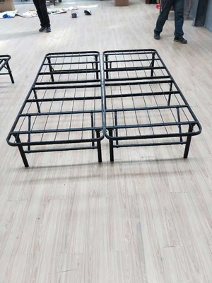 Home Furniture Modern Split Iron Bed Base with Storage Underneath and Folding Design