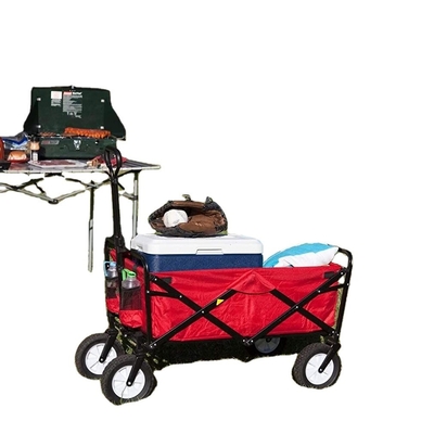 Portable Folding Wagon for Camping and Beach Travel 260KGS Capacity Collapsible Design
