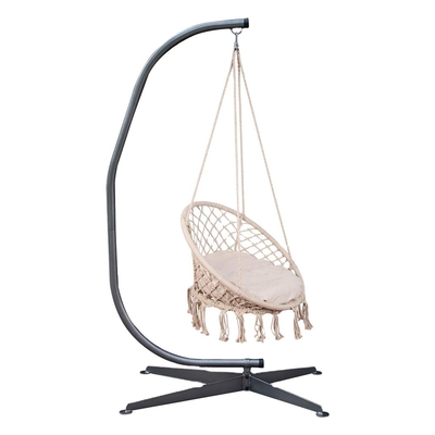 Sturdy and Durable Steel Stand for Hammock Chairs C Shape Design Qingdao Port Loading