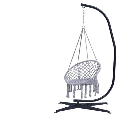 Sturdy and Durable Steel Stand for Hammock Chairs C Shape Design Qingdao Port Loading