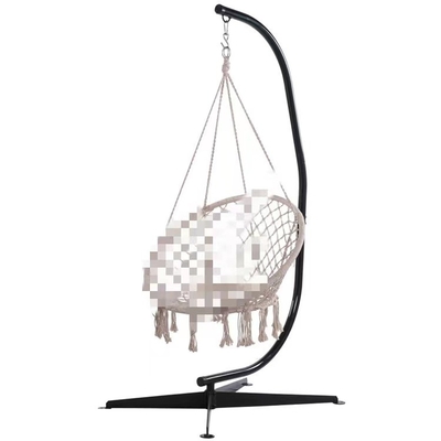 Outdoor and Indoor C Shape Swing Chair Stand with Heavy Duty Steel Construction