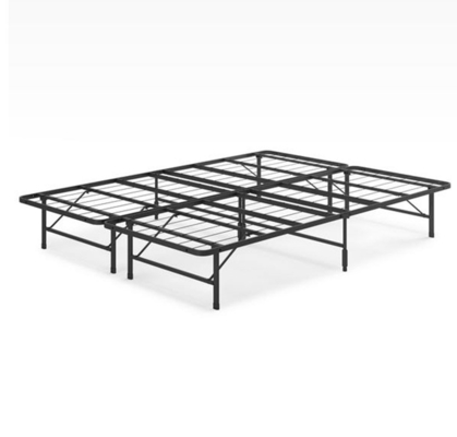 Modern Stainless Metal Boxspring Bed Frame for Foldable Bedroom Furniture in Hotels