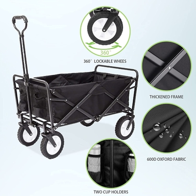 Collapsible Garden Cart for Easy Transport 260KGS Weight Capacity Qingdao Port Loading