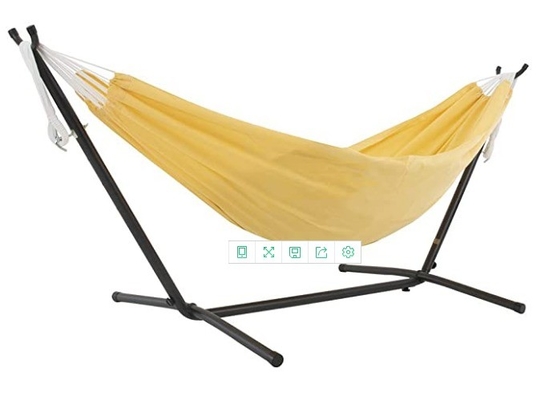 Light Weight Portable Heavy Duty Hammock Stand Logo with Carrying Bag Folding Steel Stand