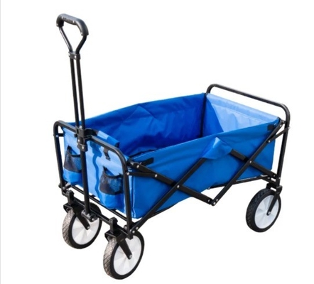 Supermarket Stainless Steel Outdoor Multifunction Folding Utility Camping Wagon Cart
