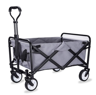 Heavy Duty Steel Trolleys Hand 4 Wheel Beach Wagon Picnic Wagon with Perfect Service