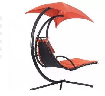 300LBS Capacity Hanging Chaise Lounger Chair Porch Swing Hammock Chair for Products