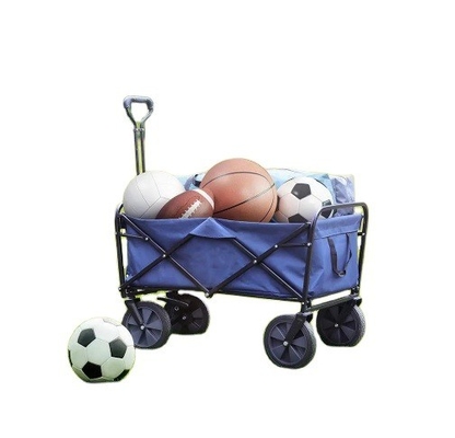 Heavy Duty Steel Metal Push-Pull Folding Trolley for Picnic Perfect Service and Tools