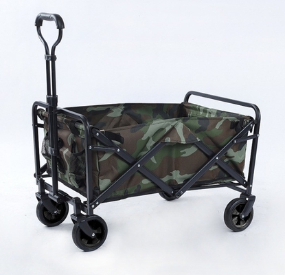 Sturdy Green 4 Wheel Hand Push Garden Wagon Tool Cart with 260KGS Weight Capacity