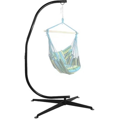 Modern Design Style Metal Hammock Swing Chair Stand with Easy Collapsible Capability
