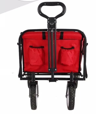 Qingdao Port Four Wheel Folding Trip Trolley for Camping Tools