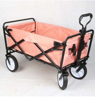 Qingdao Port Four Wheel Folding Trip Trolley for Camping Tools