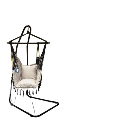 Outdoor Folding Double Hammock Stand with Customized Color and Easy Collapsible Design