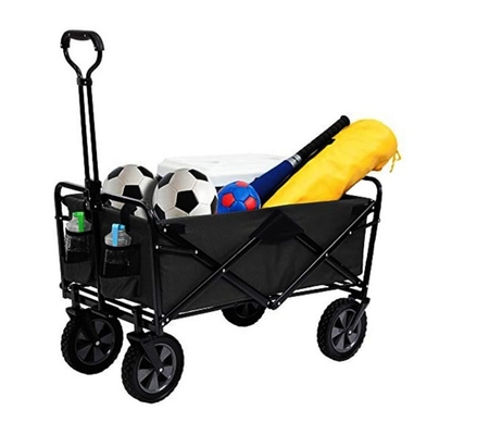 Collapsible Iron Wagon for Outdoor Camping and Trolley Needs Holds up to 300LBS