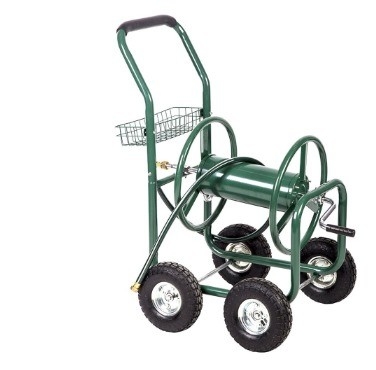 Tools for a Clean House Residential 4 Wheels Steel Garden Hose Reel Cart