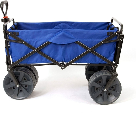 Qingdao Port Iron Fabric Camping Trolley Folding Wagon for Easy Transport and Storage
