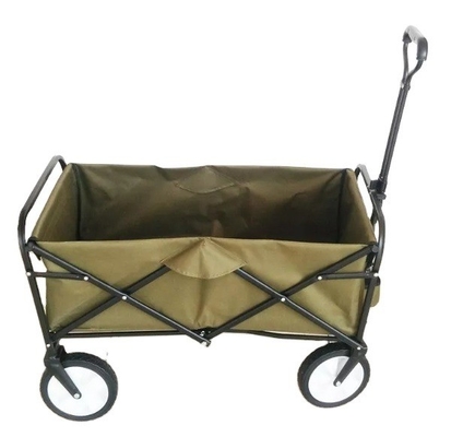 Qingdao Port Iron Fabric Camping Trolley Folding Wagon for Easy Transport and Storage