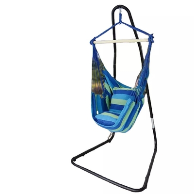Modern Design Adjustable Weather Resistant Hammock Chair Stand For Indoor And Outdoor