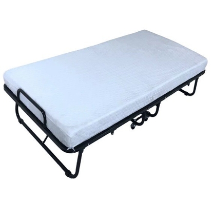 Modern Design Foldable Cot Bed Frame Twin Full Size for Home or Hotel Iron Metal Frame