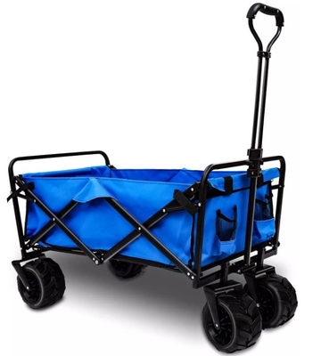 Heavy Duty Garden Pull Wagon Collapsible High Strength Customizable