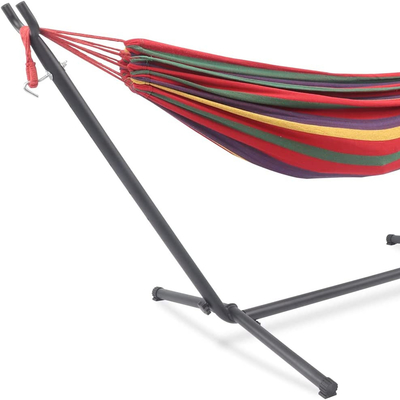 Outdoor Activity Mail Packing Double Hammock Chair Folding Camping Hammock With Stand