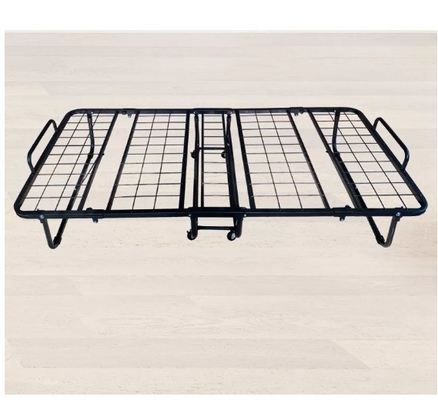 2022 Iron Cot with Caster Wheels Babies and Kids Guest Bed Frame of Good Qualit