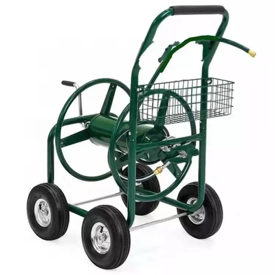 Convenient 19LBS Hose Reel Cart for Outdoor Watering and Planting in Your Garden