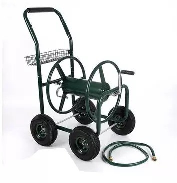500KGS Capacity Wheeled Garden Lawn Water Planting Hose Reel Cart for Smooth Watering