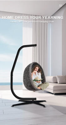 Stylish C Shape Hammock Stand for Heavy Duty Swing Chairs and Comfortable Relaxation