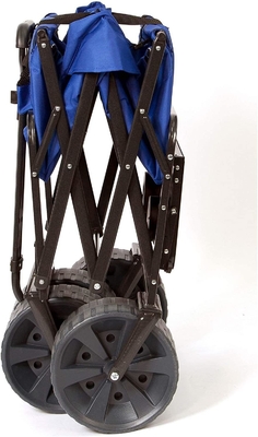 Outdoor Shopping Cart with Wheels Foldable and Easy to Maneuver Weight Capacity 260KGS