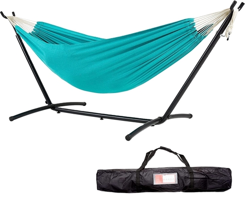 Custom Canvas Camping Swing Bed with Stand and Waterproof Design 260KGS Weight Capacity