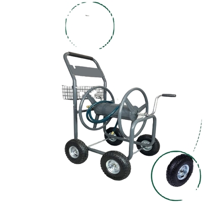 Versatile and Practical Heavy Duty Water Garden Hose Reel Cart for Outdoor Watering