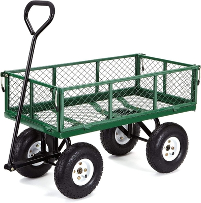 17KGS Weight Capacity Mesh Structure Portable Heavy Duty Steel Beach Wagon for Car Tool