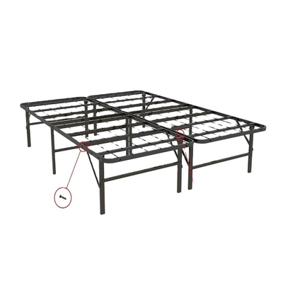 Coastal Design Style Queen Metal Bed The Perfect Addition to School Life Furniture