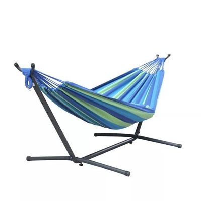 General Lightweight Steel Stand Camping Hammock Chair with Cotton Nylon Canvas Fabric
