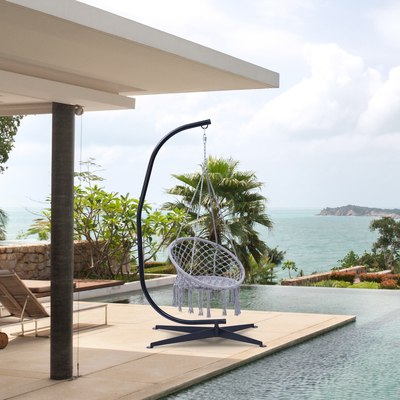 Qingdao Port Loading Modern Design Outdoor Indoor Powder Coated Solid Steel Standing Frame