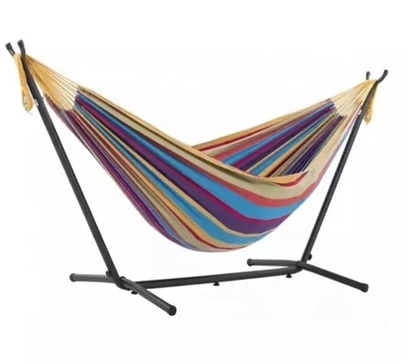 Enjoy Your Leisure Time with Portable Standing Hammock Chair and Double Hammock Stand