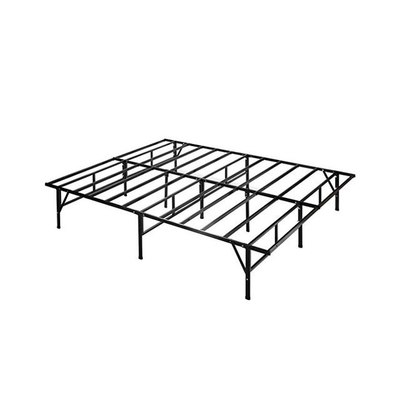 Queen Metal Platform Folding Bed Frame Save Space and Easily Portable for Twin Xl Size
