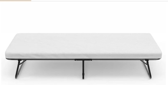 Lightweight Folding Bed Frame with Thick Memory Foam Mattress School Office Made Easy