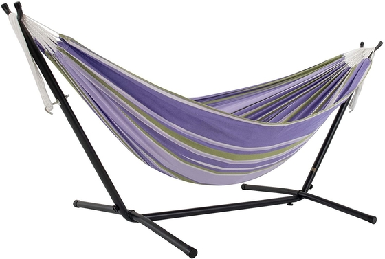 Strong Portable Camping Hammock With Metal Stand Style and Easy to Set Up for Outdoor