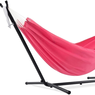 Strong Portable Camping Hammock With Metal Stand Style and Easy to Set Up for Outdoor