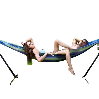 Strong Portable Camping Hammock With Metal Stand Style and Easy to Set Up for Outdoor
